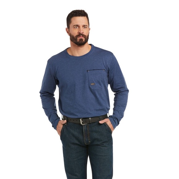 Ariat Workman Full Coverage long sleeve pocket tee NWT - Picture 2 of 2